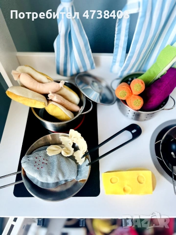 ИКЕА IKEА детска кухня с аксесоари за игра, снимка 8 - Играчки за стая - 53636389