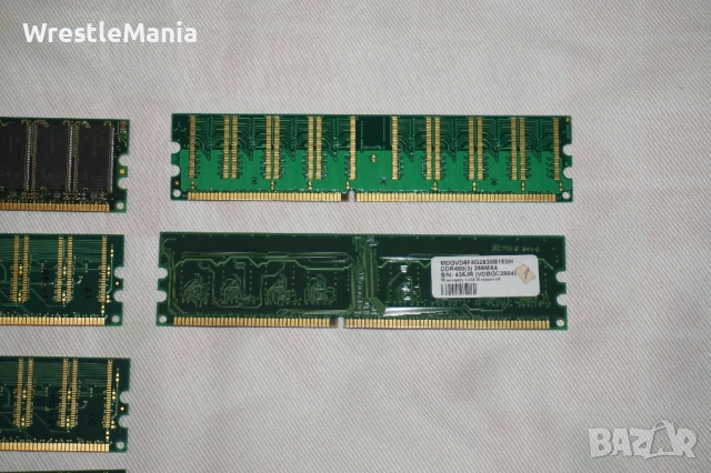 11 DDR RAM ПАМЕТ Kingston/ADATA/PQI/Nanya/Infineon/VDATA Тествана и Работеща за Настолен Компютър, снимка 15 - RAM памет - 51956230
