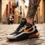 📌Мъжки Маратонки Nike Air Max 270 React – Black+Orange , снимка 2