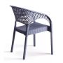Градински комплект - маса и 2 стола в ратанов дизайн, снимка 3