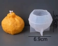 3D Мандарина или Портокал силиконов молд форма смола фондан шоколад гипс свещ, снимка 5