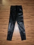 Zara черни кожени панталони за жени, снимка 3