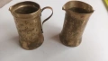 Възрожденски бронзови,мерки,чашки за алкохол,царски,кръчмарски, снимка 1
