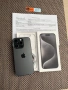 Гаранция❗️ 256gb❗️ iphone 15 PRO ❗️Лизинг от 20Е/мес ❗️ Black titanium, снимка 1
