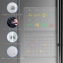 Нов Комплект акрилен календар борд за хладилник с маркери и държач, снимка 2