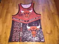 Потник тип баскетболен на Чикаго Булс фенски размер М, снимка 2