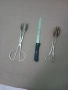 щипки за сервиране и нож, снимка 2