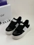 Christian Dior Дамски Черни Маратонки С Бяла Подметка👟Дамски Спортни Обувки Кристиян Диор Код E509, снимка 3