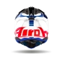 Каска Airoh Aviator 3 Push Blue Red Gloss, снимка 4