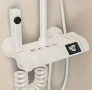 Луксозен душ комплект с LED дисплей – 4 функции, бял цвят | STBuildHome , снимка 3