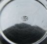 Старинна чаша за ликьор ок. 1930 г. никелиран месинг маркирана, съвсем запазена, снимка 5