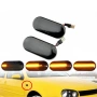 Динамични мигачи за огледала за VW Golf 3 4 Passat Seat Skoda, снимка 3