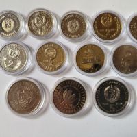 Лот 21 броя по 1, 2 и 5 лева възпоменателни монети България, снимка 6 - Нумизматика и бонистика - 45708573