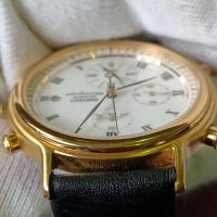 Изключително рядък Японски Seiko Сейко часовник 90г.Хронограф Аларма Позлата Japan made Оригинал, снимка 7 - Мъжки - 45128868