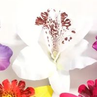 Шнолка-щипка за коса Орхидея, снимка 2 - Аксесоари за коса - 45471343