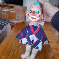 Стара кукла,клоун #16, снимка 2 - Други ценни предмети - 45863434