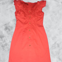 Къса рокля ,,Gemello” корал или мента, XS-S и M-L, снимка 4 - Рокли - 45063769