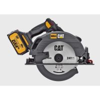 Акумулаторен ръчен циркуляр CAT DX53B, 18V, 185mm, снимка 1 - Други инструменти - 45142903