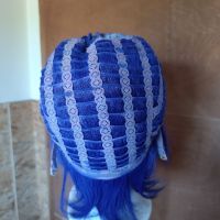 Синя косплей перука, снимка 4 - Други - 45220990