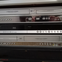 2броя Philips.VHS hifi-stereo,dvd video/ cd player, снимка 1 - Плейъри, домашно кино, прожектори - 45041812