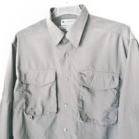 Columbia GRT Outdoor Hiking Trek Shirt / L-XL* / мъжка риза лятна с дълъг ръкав / състояние: отлично, снимка 3 - Екипировка - 45278476