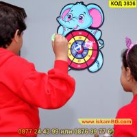 Дартс за малки деца с лепящи се топчета - КОД 3836, снимка 8 - Други - 45144013