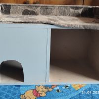 Дървена къщичка за котки, снимка 1 - За котки - 45385890