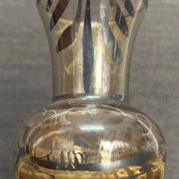 Кристална ваза Bohemia със сребро, снимка 2 - Вази - 45335056