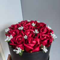 Ръчно изработена кутия с ароматни рози, снимка 2 - Подаръци за рожден ден - 44974892