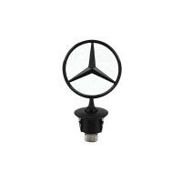 Емблема мерник за Mercedes Benz Black, снимка 1 - Аксесоари и консумативи - 45059341