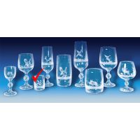 Комплект от 6 кристални чаши за ракия Fritzmаnn, снимка 1 - Колекции - 45321300