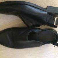 Удобни черни сандали,естественна кожа., снимка 3 - Сандали - 45912399