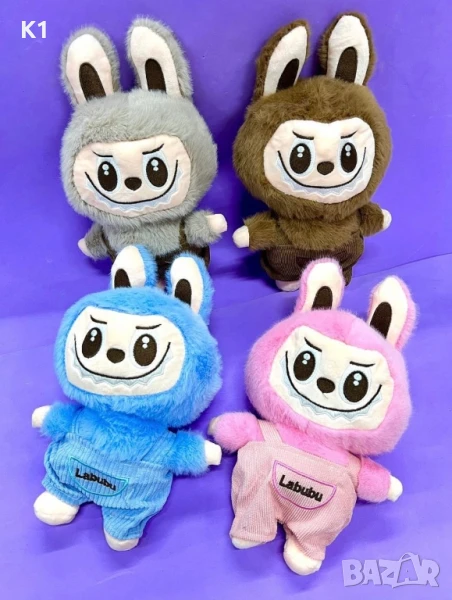 Плюшена играчка Лабубу с дрехи, Плюшени играчки Labubu 30см, снимка 1