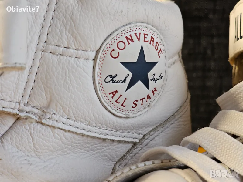 Уникални ретро кожени кецове Converse Унисекс, снимка 1