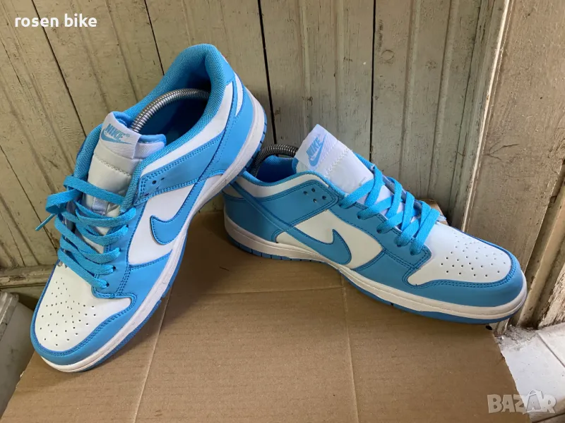 ''Nike Dunk Low UNC University Blue White''оригинални маратонки 45 ном, снимка 1