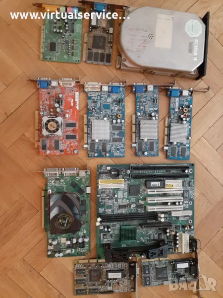 Антикварни PCI, AGP, дъна, карти, HDD......, снимка 1