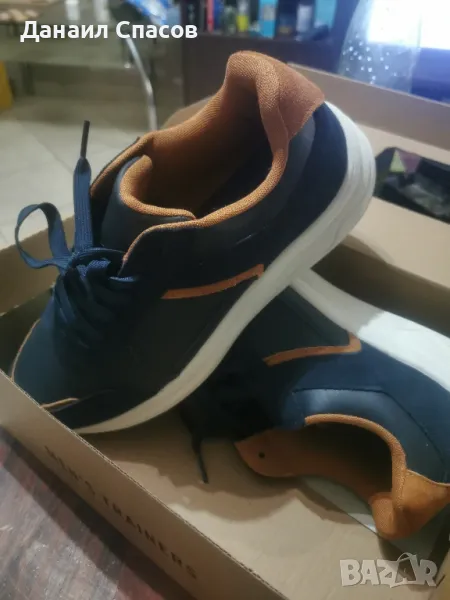 НОВИ! Спортни обувки (маратонки) Livergy, с елементи от естествена кожа, номер 44 , снимка 1