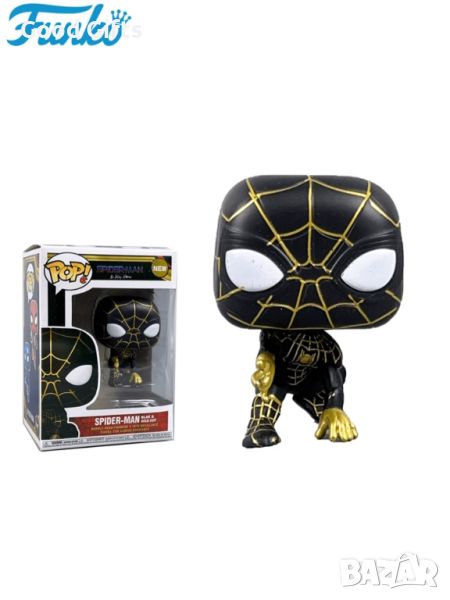 Funko POP Фигурка SpiderMan Спайдърмен Black & Gold, снимка 1