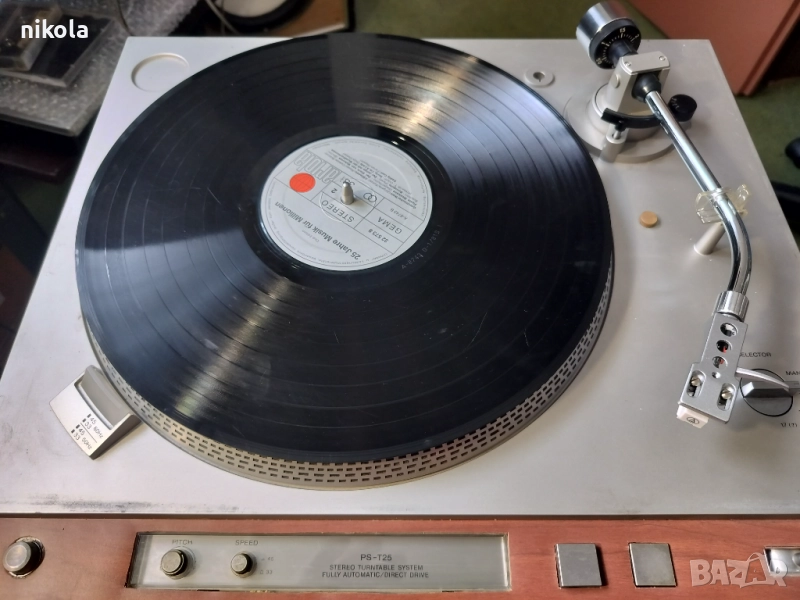 Стерео грамофон SONY PS- T25 пълен автомат  220лв, снимка 1