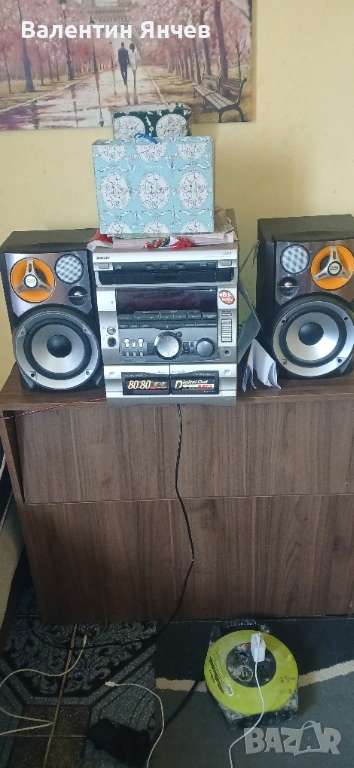 Продавам sony rx 77 с 2колони philips свири перфекно, снимка 1