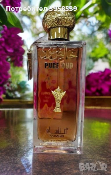 Арабски парфюм Manasik Pure Oud за мъже и жени, снимка 1