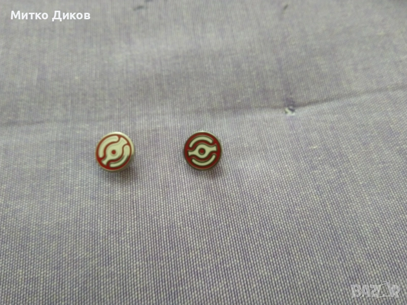 Значки на винт двореца Чондогь Кореа на винт 2 броя, снимка 1