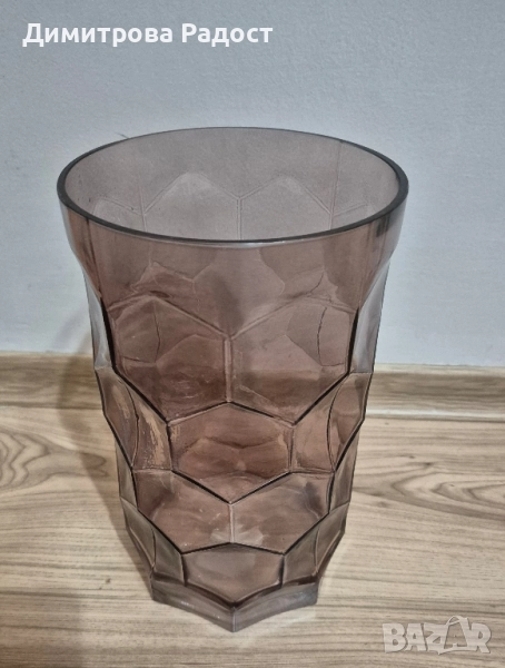 Стъклена ваза! Състояние използвано като ново! , снимка 1