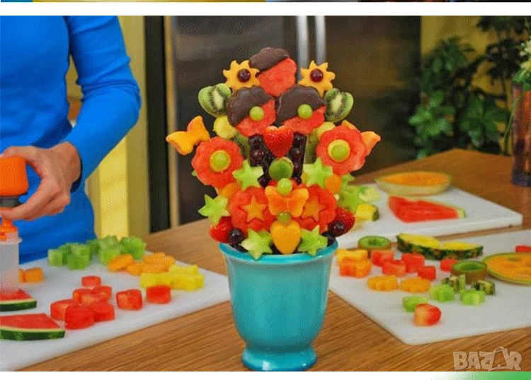   Уред за декоративно рязане на плодове и зеленчуци  , снимка 1