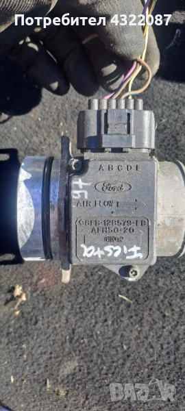 Дебитомер 96FB-12B579-EB Ford Fiesta 97г. 1.0 / 1.3, снимка 1