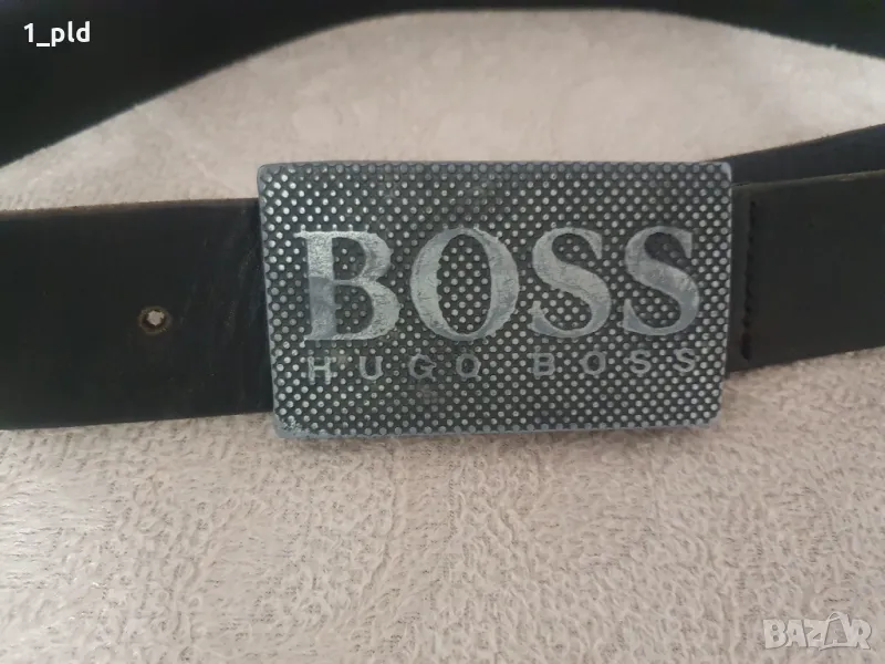 Мъжки кожен колан BOSS, снимка 1