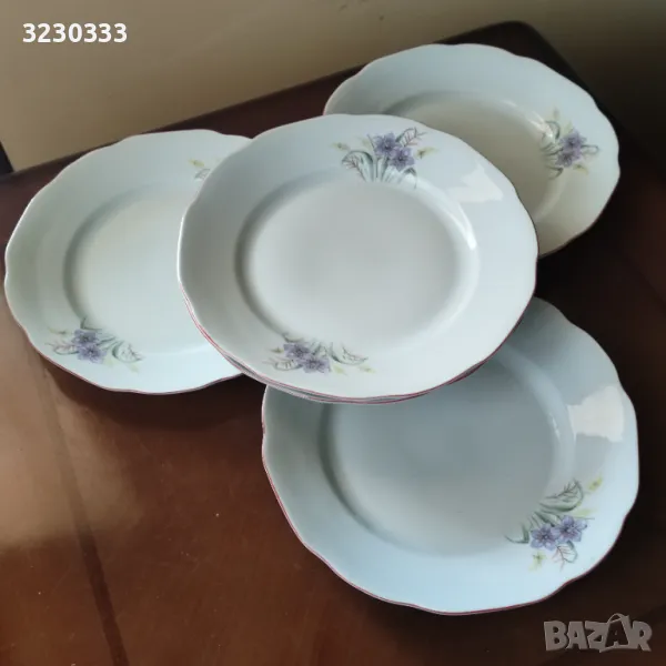 Порцеланови чинии плитки, снимка 1