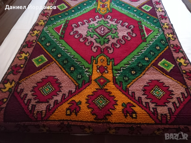 Губер / Китеник - 100% Вълна - Троянска шарка, снимка 1