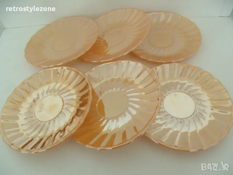 № 7978 стари малки чинийки - Termokrisa Mexico  - комплект 6 броя , снимка 1