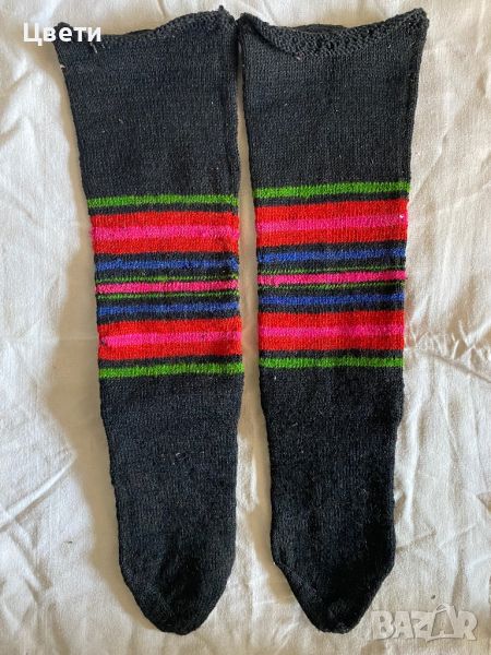 Автентични, вълнени чорапи за носия от Плевенския регион. ❤️, снимка 1